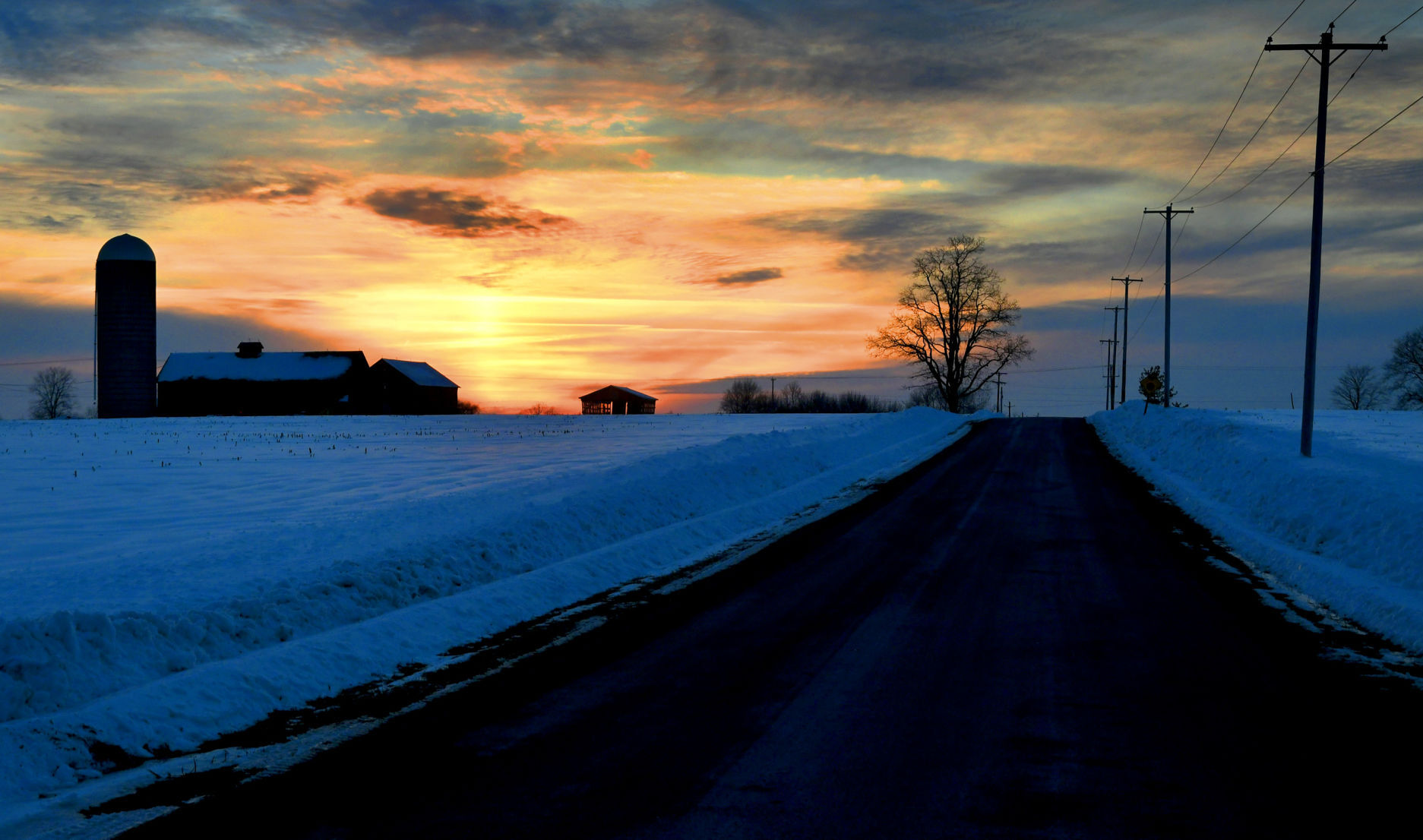 Union Springs sunset